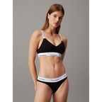 Calvin Klein Black Cotton Bra