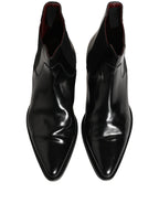 Dolce & Gabbana Black Chelsea Slip On Men Ankle Boots Shoes