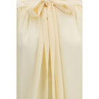 Chloé Beige Polyester Blouse