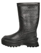 Dolce & Gabbana Black PVC Pull On Rain Boots Men Shoes