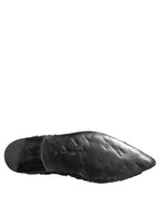 Dolce & Gabbana Black Mules Slides Slippers Men Flats Shoes