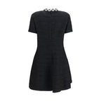 Valentino Black Cotton Casual Dress
