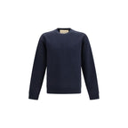 Valentino Blue Cotton Sweatshirt