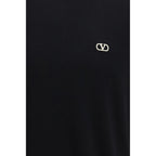 Valentino Black Cotton T-Shirt