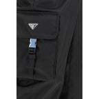 Prada Black Polyamide Cargo Pants