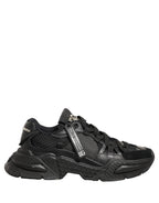 Dolce & Gabbana Black Airmaster Low Top Sneakers Shoes