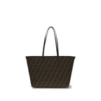 Fendi Brown Fabric Shoulder Bag
