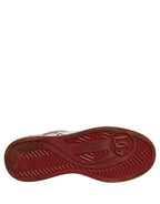 Dolce & Gabbana White Red New Roma Graffiti Sneakers Shoes