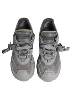 Dolce & Gabbana Gray Airmaster Panelled Low Top Men Sneakers Shoes