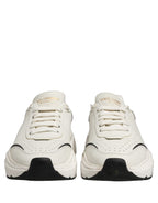 Dolce & Gabbana White Black Daymaster Low Top Men Sneakers Shoes