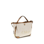 Chloé Beige Fabric Handbag