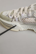 Dolce & Gabbana White Airmaster Mesh Low Top Sneakers Shoes