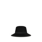 Valentino Garavani Black Cotton Fedora