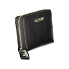 Mario Valentino Black Polyurethane Women's Wallet