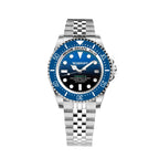 Bobroff Silver Stainless Steel Sport Watch