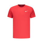 Nike Red Polyester Men's T-Shirt