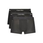 Calvin Klein Black Cotton Menswear Short