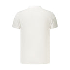Lotto White Polyester Men's Polo Shirt