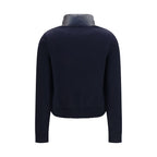 Moncler Blue Polyamide Cardigan