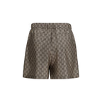 Gucci Beige Silk Bermuda Shorts