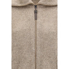 Brunello Cucinelli Beige Cashmere Sweatshirt