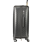 Guess Jeans Black Polyurethane Women's Travel Bag