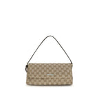 Gucci Brown Fabric Shoulder Bag