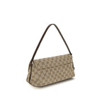 Gucci Brown Fabric Shoulder Bag
