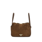 Prada Brown Calf Leather Bos Taurus Handbag