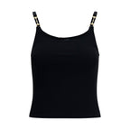 Gucci Black Viscose Sleeveles T-Shirt