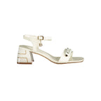 Laura Biagiotti White Polyurethane Women's Sandal