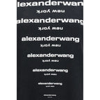 Alexander Wang Black Cotton T-Shirt