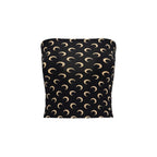 Marine Serre Black Polyamide Sleeveles T-Shirt