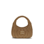 Miu Miu Beige Calf Leather Bos Taurus Handbag