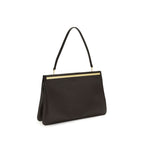 The Row Brown Calf Leather Bos Taurus Shoulder Bag