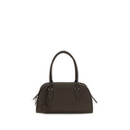 The Row Brown Calf Leather Bos Taurus Shoulder Bag
