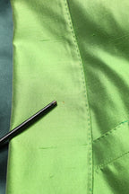 Dolce & Gabbana Green Silk SingleBreasted Embellished Blazer