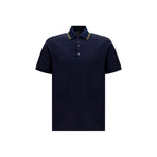 Gucci Blue Cotton Polo Shirt