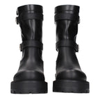 Christian Dior Black Leather Ankle Boots