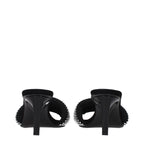 Prada Black Fabric Platform Sandals