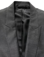 Dolce & Gabbana Gray MARTINI Slim Fit Formal 3 Piece Suit