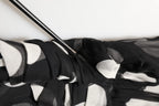 Dolce & Gabbana Black White Polka Dot Pleated Maxi Dress