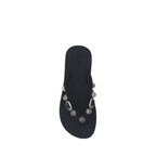 Balenciaga Black Polyester Flat Sandals
