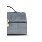 Savette Blue Calf Leather Bos Taurus Handbag