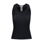 The Row Black Cotton Tank Tops