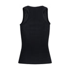 The Row Black Cotton Tank Tops