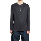Lemaire Black Silk T-Shirt