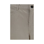 The Row Beige Cotton Relaxed Fit Jeans