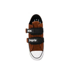 Palm Angels Brown Calfskin Low Top Sneakers