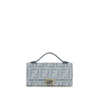 Fendi Blue Cotton Wallet